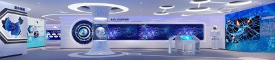 现代科技细胞展厅3D模型下载